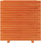 vidaXL - Plantenbak - 70x40x72,5 - cm - massief - grenenhout - wasbruin