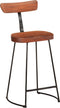 vidaXL - Barkrukken - 2 - st - 49x43x88 - cm - massief - mangohout