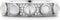 TI SENTO Ring 12132MW - Zilveren dames ring - Gerhodineerd - Maat 50