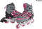 Street Rider Pro - Inline Skates - Aluminium frame 4 wielen - Roze/Grijs