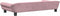 vidaXL Kinderbank 100x50x26 cm fluweel roze