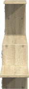 vidaXL - Wandschap - 104x15x49 - cm - bewerkt - hout - sonoma - eikenkleurig