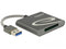 Delock 91583 - USB Kaartlezer - XQD 2.0 - Grijs