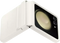Samsung Galaxy Z Flip5 - Flip cover - Kunstleer - Krasbestendig Schokbestendig - Crème