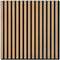 vidaXL - Akoestische - wandpanelen - 2 - st - latten - 60,5x60 - cm - eikenfineer