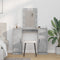 vidaXL - Kaptafel - met - LED - Verlichting - Beton - Grijs - 102x33x135 - cm