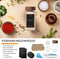Five Stars® 24-delige Glazen Kruidenpotjes Set - Luchtdicht Acacia Deksels - Inclusief Stickers en Accessoires