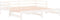 vidaXL - Slaapbank - met - onderschuifbed - 90x190 - cm - massief - grenenhout - wit