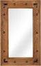 vidaXL - Spiegel - 50x50 - cm - massief - acaciahout