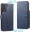 iMoshion Hoesje Geschikt voor Samsung Galaxy S21 Hoesje Met Pasjeshouder - iMoshion Luxe Bookcase - Donkerblauw