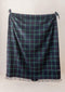Plaid Tartan Mackenzie - 145x190 - Gerecycled Wol - TBCo Scotland