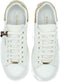 GUESS Salerno - Dames Sneakers - Gouden achterkant - Wit/Goud - Maat 39
