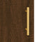 vidaXL - Hoge - kast - 69,5x31x115 - cm - bewerkt - hout - bruin - eikenkleur