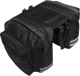 Ceruzo Dubbele Fietstas - 20 Liter - Waterafstotend - Zwart