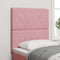 vidaXL - Hoofdbord - met - Kristallen - Knoop - - - Roze - - - 80 - cm - - - Fluweel