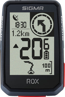 GPS Fietscomputer Sigma ROX 2.0 GPS met overclamp Butler stuurhouder - zwart
