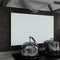 vidaXL - Spatscherm - keuken - 80x50 - cm - gehard - glas - wit