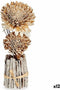 Decoratieve Bloem Natuurlijk 13 x 37 x 14 cm (12 Stuks)