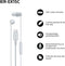 Sony IER-EX15C - In-ear oordopjes USB-C met microfoon - Wit