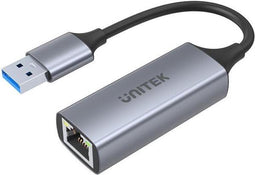 UNITEK U1309A tussenstuk voor kabels USB A RJ45 Grijs