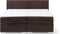 PRESIDENT - Boxspringbed - Bruin - 180 x 200 cm - Kunstleer