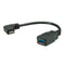 Roline 11.02.9031 - USB 3.2 Gen 1 kabel Type C - Type A OTG 0,15 m - Zwart