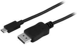 Startech.com CDP2DPMM3MB - USB-C naar DisplayPort kabel - 4K 60Hz - Zwart