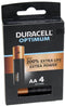 Duracell Optimum - AA-batterijen - Tot 200% langere levensduur - Multi-color (4 stuks)