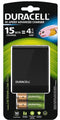 Duracell 5000394114524 - Batterijlader - AC 100-240V - Zwart (4 stuks)