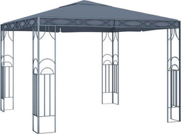 vidaXL - Prieel - 300x300 - cm - antraciet