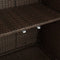 vidaXL - Opbergkast - Bruin - 100x36x102 - cm - Rattan