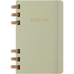 Moleskine Academic Planner - 12 Maanden Agenda - Week/Maand - Spiraalgebonden - Groen (2025/26)