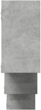 vidaXL - Wandschap - 159x18x66 - cm - bewerkt - hout - betongrijs