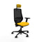 Bureaustoel Piqueras y Crespo D036N2W Geel
