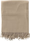 Dutch Decor - JOSE - Plaid 140x180 cm - lichtgewicht - natuurlijke look - Pumice Stone - beige