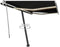 vidaXL - Luifel - handmatig - uittrekbaar - met - LED - 350x250 - cm - antracietkleur