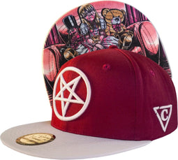 Capiche® Snapback – Cursed Dolls – Pet Heren – Sportcap – Baseball Cap – Rode pet
