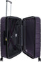 DELSEY PARIS Air Armour 4DR Kofferset - 3-delige Uitbreidbare Hardcase Trolleyset met TSA-slot - Dark Purple (paars)