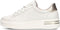 Gabor 395 - Lage Sneakers - Leer met goudkleurige accenten - Wit