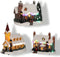 Winter house 3 assorted battery operated 27 pieces PDQ - De prijs geldt voor 1 huis - kerstdorp