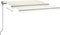 vidaXL - Luifel - automatisch - met - LED - en - windsensor - 4,5x3 - m - crèmekleurig