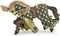 Papo - Paard van de wapenmeester draak - 16x6x8cm - Groen