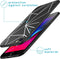 iMoshion Hoesje Geschikt voor iPhone SE (2022) / SE (2020) / 8 / 7 Hoesje Siliconen - iMoshion Design hoesje - Zwart / Graphic Cube Black