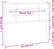 vidaXL - Hoofdbord - 107 - cm - metaal - zwart