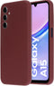 Mobiparts Samsung Galaxy A15 - Silicone Cover - Soft-touch - Plum Red