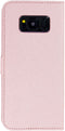 Mobiparts Galaxy S8 - Wallet Case - Saffiano motief - Roze