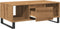 vidaXL - Salontafel - 90x50x36,5 - cm - bewerkt - hout - artisanaal - eikenkleurig