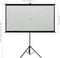 vidaXL - Projectiescherm - met - statief - 16:9 - 90''
