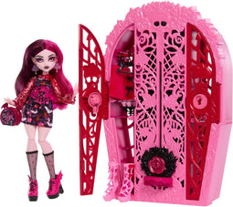 Monster High - Skulltimate Secrets - Draculaura Modepop met 19 verrassingen - Kleur: Draculaura