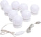 vidaXL - Wandspiegel - met - LED-lampen - rechthoekig - glas